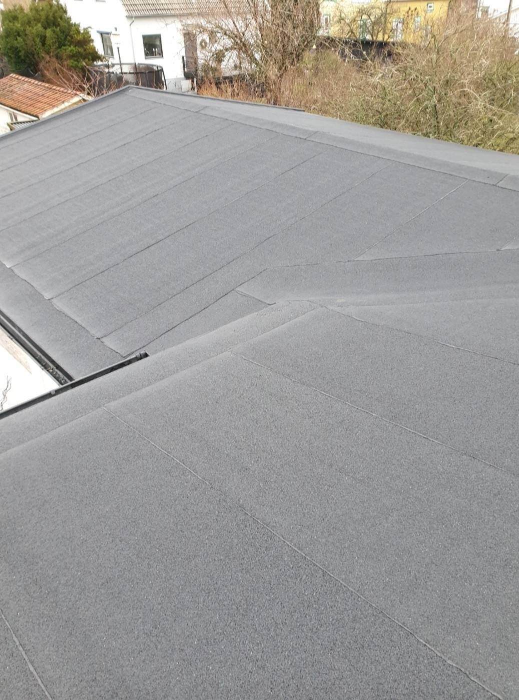 Papptak färdigt projekt