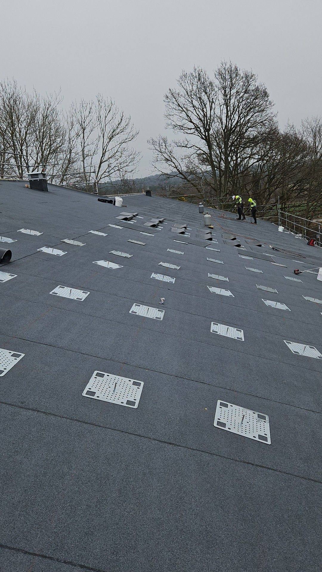 Papptak installation Billdal